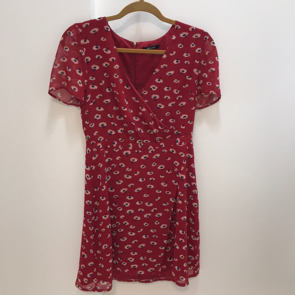 Madewell printed mini dress